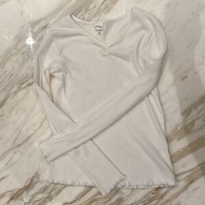 Art Class White long sleeve top